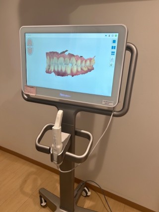 嘔吐反射　口腔内3Dスキャナー　矯正治療　型取り